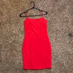 Red beautiful polyester dress ❤️